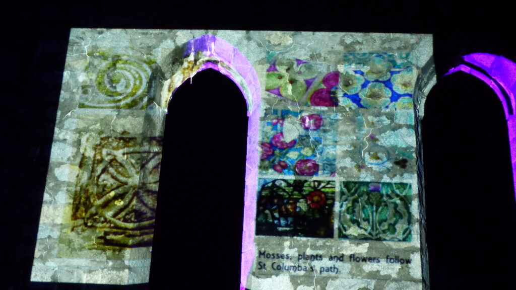 Colmcille tower projection