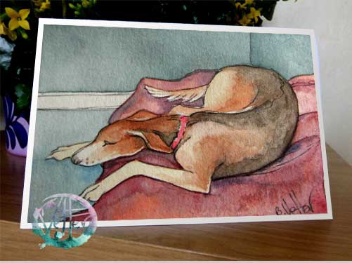 dogs cards 5x7